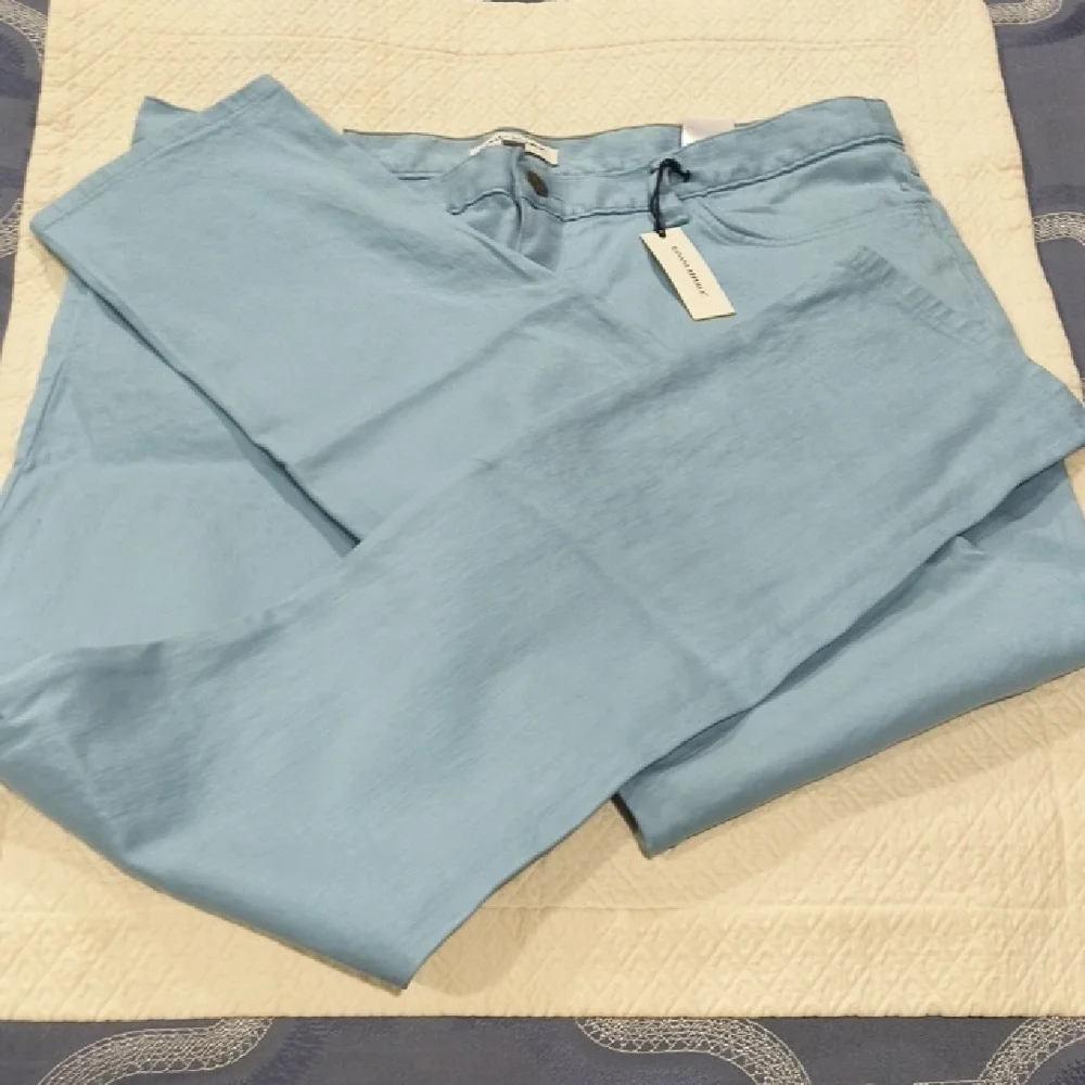 Banana Republic Slim Linen-Cotton Traveler Pant 36W x 32L